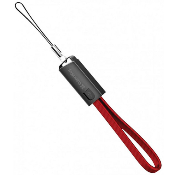 Фото - Кабель синхронизации данных Colorway USB 2.0 AM to Lightning 0.22m Red (CW-CBUL021-RD)