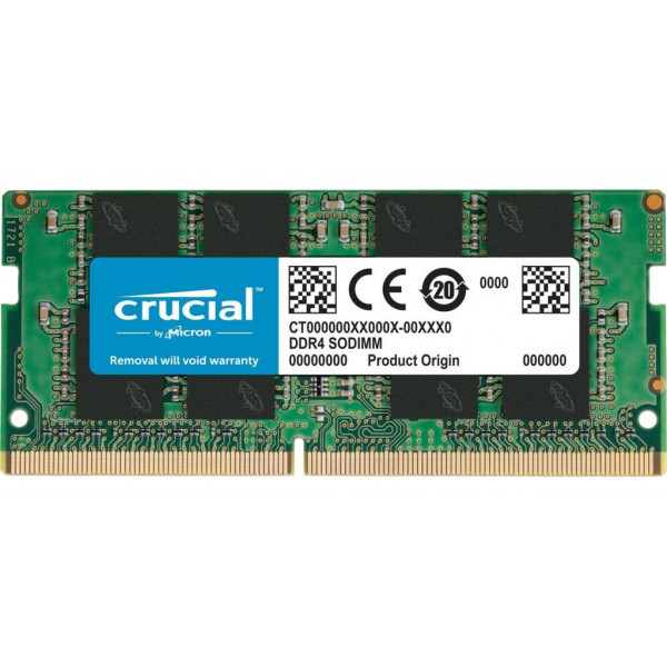 Фото - Память DDR Crusial Micron DDR4 16GB 2666 MHz Sodimm (CT16G4SFRA266)