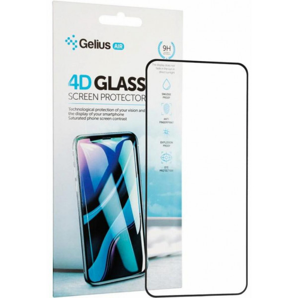 Фото - Защитное стекло для смартфона Gelius Pro 4D for Xiaomi Redmi Note 9 Black (00000080302)