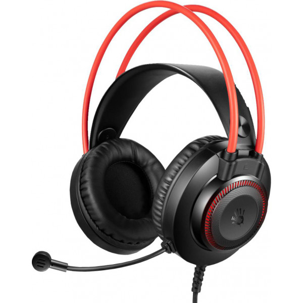Фото - Уценка - Гарнитура проводная игровая Bloody G200 Black/Red