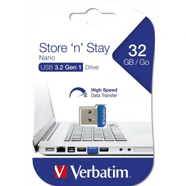 Фото - Флеш USB Verbatim Nano USB 32GB USB 3.2 Gen 1 (98710)