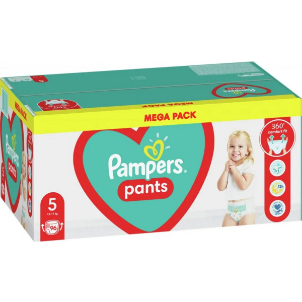 Фото - Одноразовые подгузники-трусики Pampers Pants Junior Размер 5 (12-17 кг) 96 шт (8006540069509)
