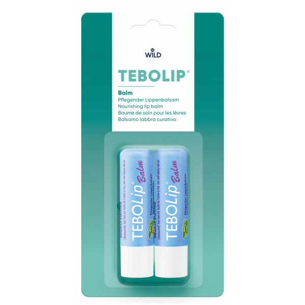Фото - Бальзам для губ Dr. Wild TeboLip с маслом чайного дерева Melaleuca Alternifolia 2х5 г (7611841700788)