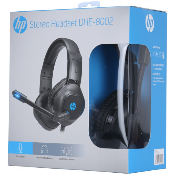 Фото - Уценка - Гарнитура проводная игровая HP DHE-8002 Black