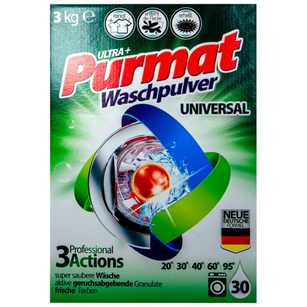 Фото - Стиральный порошок Purmat Universal 3 кг (4260418932225)
