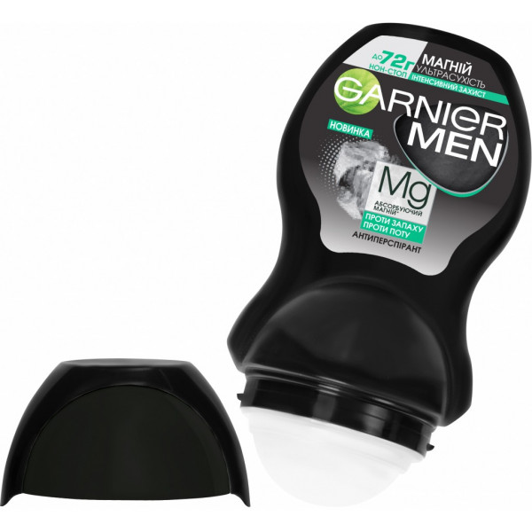 Фото - Дезодорант шариковый Garnier Men Магний Ультрасухость 50 мл (3600542310031)