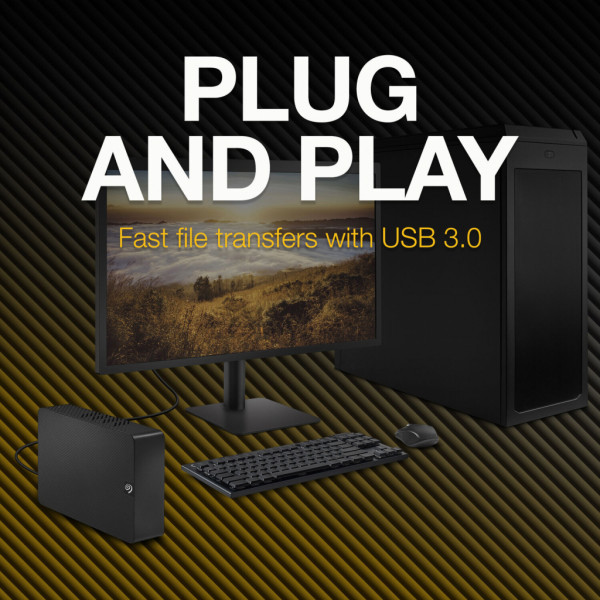 Фото - Жесткий диск внешний Seagate 3.5'' 4TB Expansion Desktop (STKP4000400)