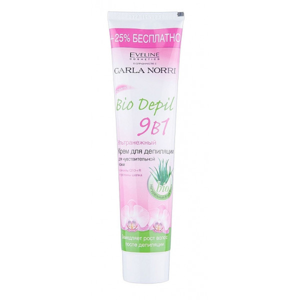 Фото - Крем для депиляции EVELINE 9в1 125 мл (5907609336958)