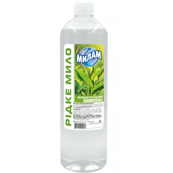 Фото - Жидкое мыло для рук Милам Зеленый чай 950 мл (4820152291431)