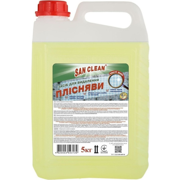 Фото - Средство для мытья в ванной комнате San Clean 5 кг (4820003543139)