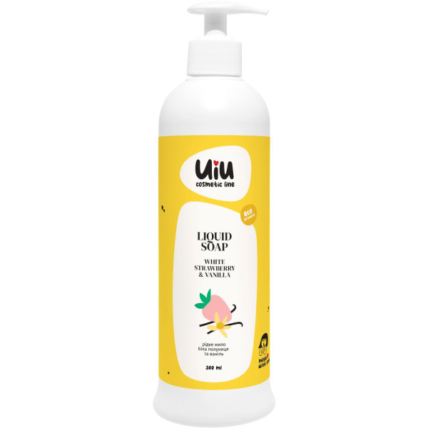 Фото - Жидкое мыло для рук DeLaMark Белая клубника & Ваниль 300 мл (4820152332875) Фото - Жидкое мыло для рук DeLaMark Белая клубника & Ваниль 300 мл (4820152332875)