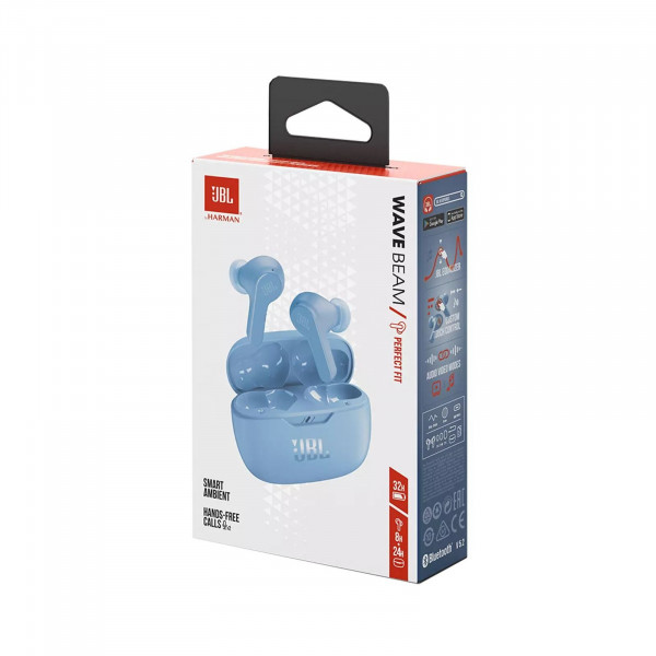 Фото - Наушники вкладыши беспроводные TWS JBL Wave Beam Blue (JBLWBEAMBLU)