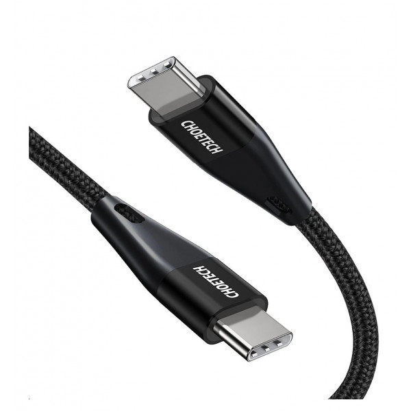 Фото - Кабель синхронизации данных Choetech USB 2.0 Type-C M-M, 1.2m 60W (XCC-1003)