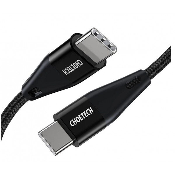Фото - Кабель синхронизации данных Choetech USB 2.0 Type-C M-M, 1.2m 60W (XCC-1003)