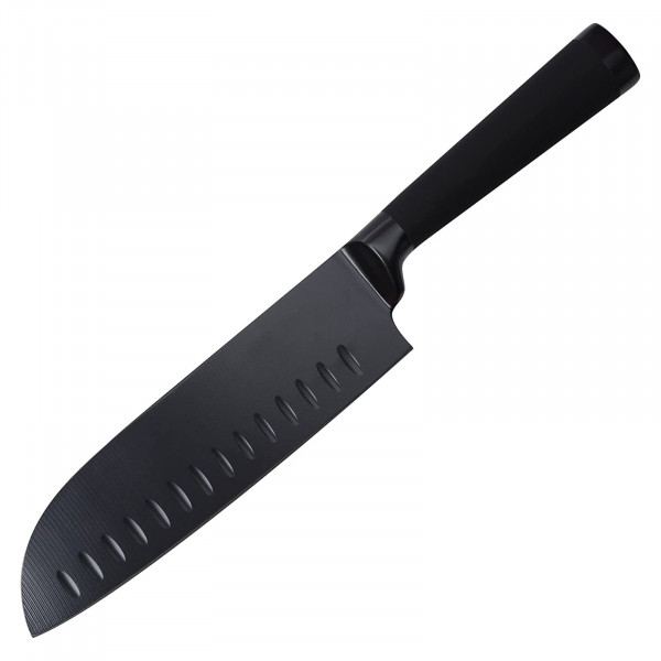 Фото - Нож сантоку Bergner Blackblade 17,5 см (BG-8776) Фото - Нож сантоку Bergner Blackblade 17,5 см (BG-8776)