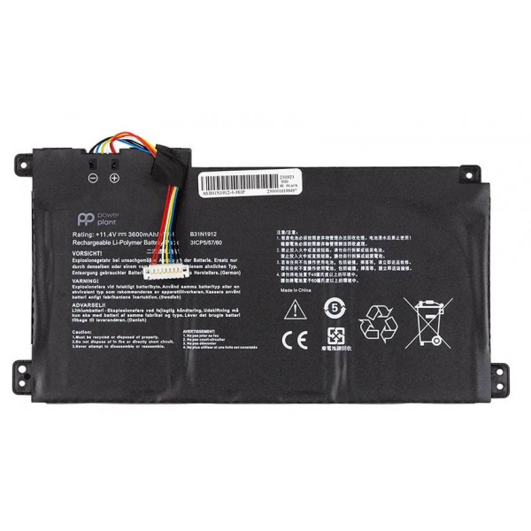 Фото - Аккумулятор для ноутбука PowerPlant ASUS VivoBook 14 E410M (B31N1912) 11.4V 3600mAh (NB431816)