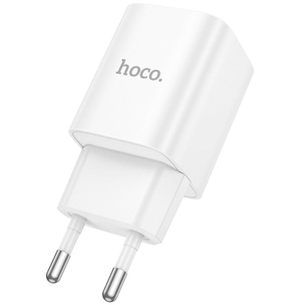 Фото - Сетевое зарядное устройство HOCO C148A Charm single port PD30W charger (EU) White (6942007630306)