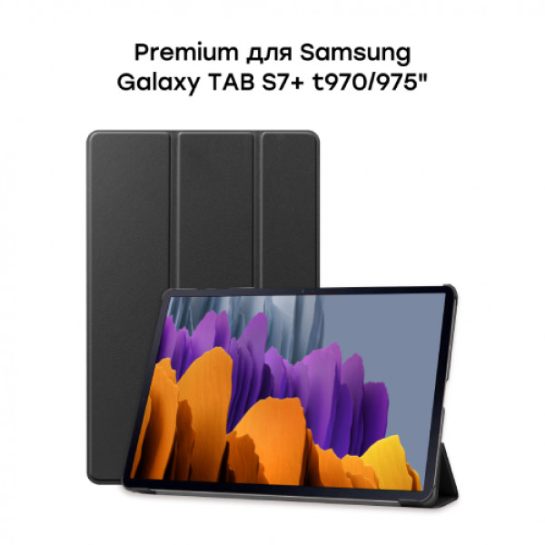 Фото - Чехол для планшета AIRON Premium for Samsung Galaxy Tab S7+ SM-T970/SM-T975 Black (4821784622492)