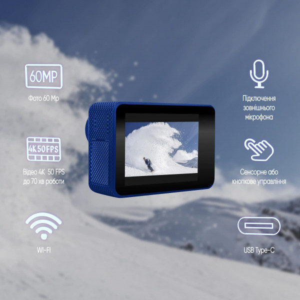 Фото - Экшн-камера AIRON ProCam 8 Blue