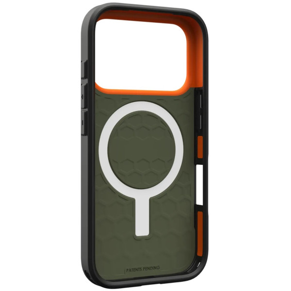 Фото - Чехол для смартфона UAG for iPhone 17 Pro, Civilian MagSafe, Olive/Orange (114545117297)