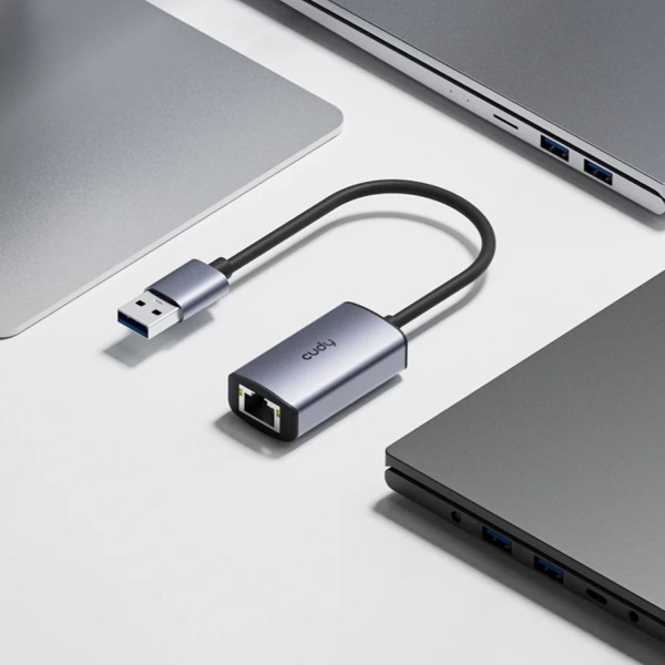 Фото - Переходник USB- RJ-45 Cudy UE10A