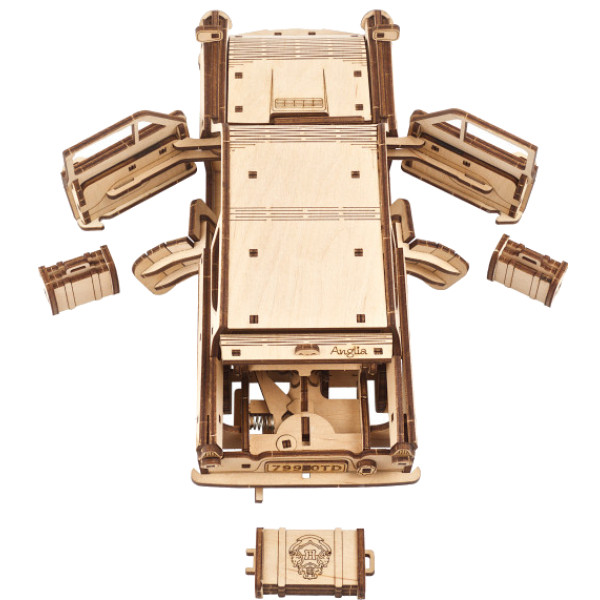 Фото - 3D пазлы Ugears Летающий Форд Англия (70173)
