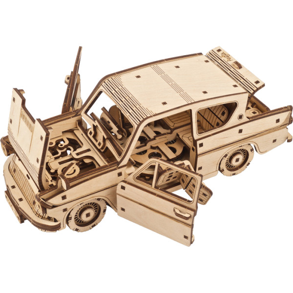 Фото - 3D пазлы Ugears Летающий Форд Англия (70173)
