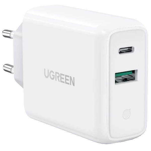 Фото - Сетевое зарядное устройство UGREEN CD170 36W USB + Type-C Charger White (60468) Фото - Сетевое зарядное устройство UGREEN CD170 36W USB + Type-C Charger White (60468)