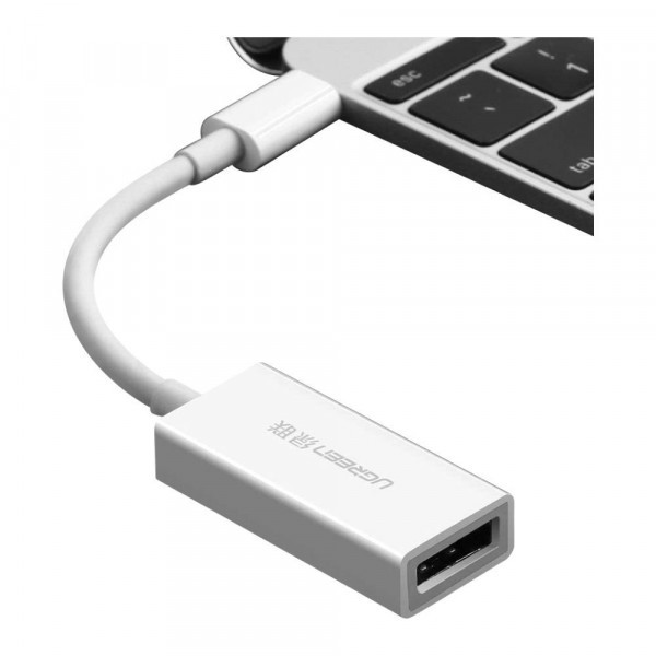 Фото - Кабель UGREEN MM130 USB-C to DisplayPort White (40372)
