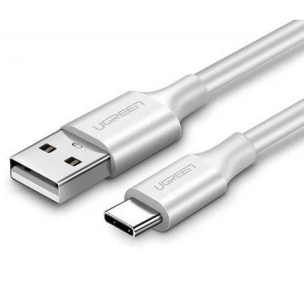 Фото - Кабель синхронизации данных UGREEN US287 USB - Type-C Cable 1m White (60121)