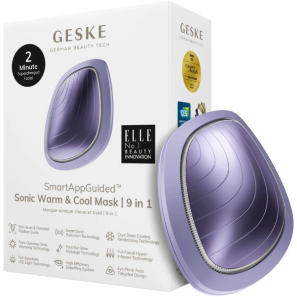 Фото - Звуковая маска тепло и холод для лица GESKE Sonic Warm & Cool Mask 9 в 1 пурпурный (GK000002MG01)