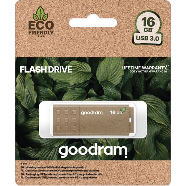 Фото - Флеш USB Goodram UME3 128GB USB 3.0 Eco Friendly (UME3-1280EFR11)