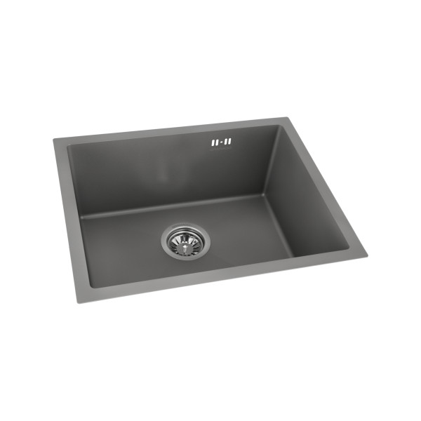 Фото - Мойка кухонная GRANADO Under top max STEEL S201 grey Textures