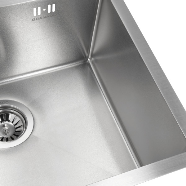 Фото - Мойка кухонная GRANADO Under top max STEEL S201 black Textures