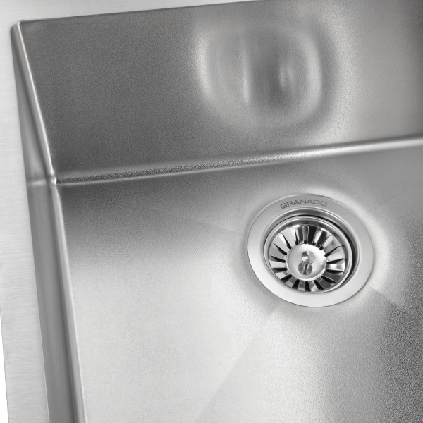 Фото - Мойка кухонная GRANADO Under top max STEEL S201 black Textures
