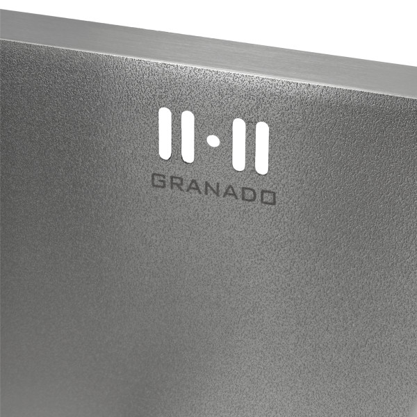 Фото - Мойка кухонная GRANADO Under top max STEEL S201 black Textures