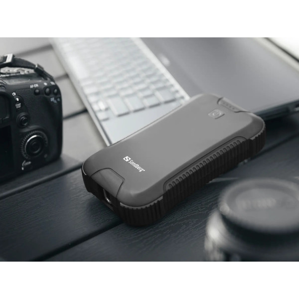 Фото - Батарея мобильная Sandberg PD 30000 mAh 45W 20В/2 А фонарик (420-48)