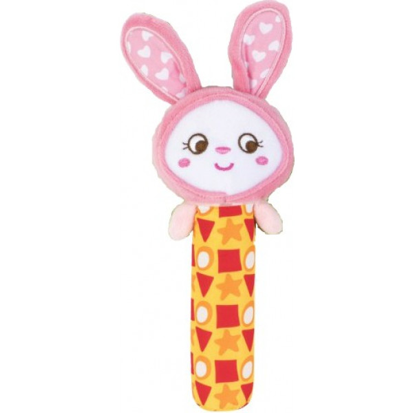 Фото - Погремушка Baby Team Игрушка с пищалкой Зайчик (8500_Зайчик)