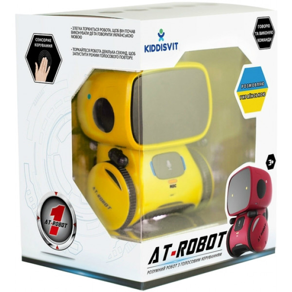 Фото - Интерактивный робот AT-Robot с голосовым управлением Желтый (озвуч.укр.) (AT001-03-UKR)