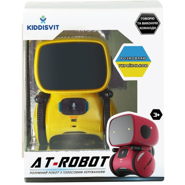 Фото - Интерактивный робот AT-Robot с голосовым управлением Желтый (озвуч.укр.) (AT001-03-UKR)