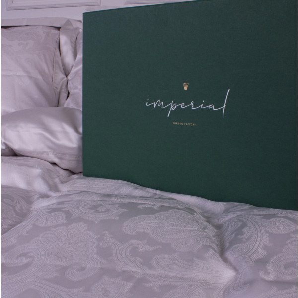 Фото - Простынь двуспальная MirSon Imperial Satin Tuscany 180х200 см (2200008582548)