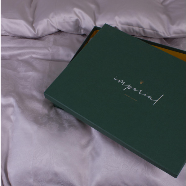 Фото - Простынь двуспальная MirSon Imperial Satin Tuscany 180х190 см (2200008582531)