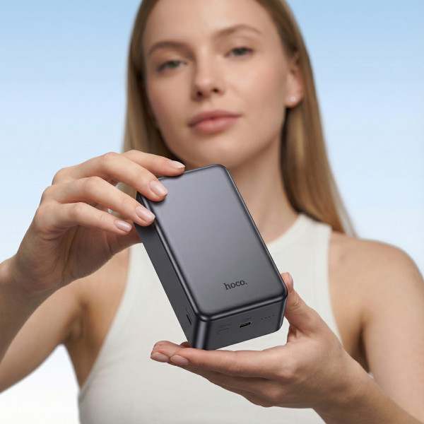 Фото - Батарея мобильная HOCO J160B Original PD20W Magnetic 20000 mAh Metal Gray (714785)