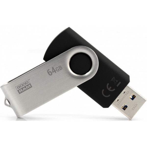 Фото - Флеш USB Goodram UTS3 Twister 64GB USB 3.0 Black (UTS3-0640K0R11)