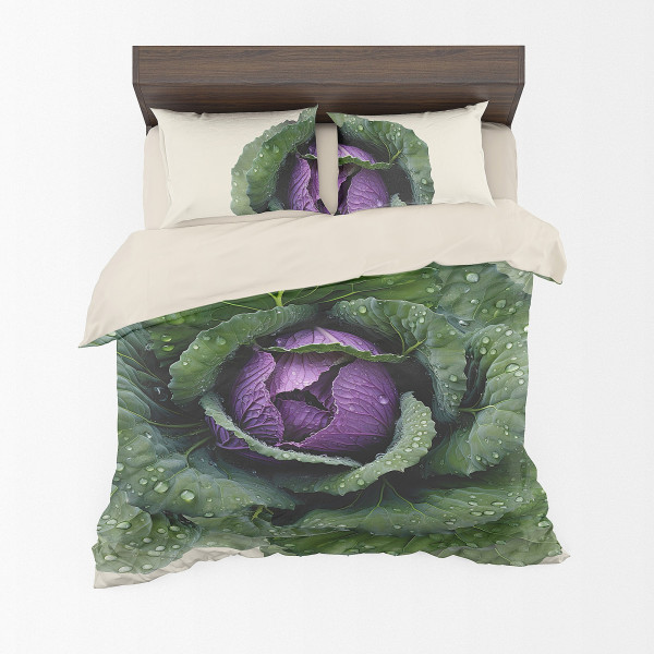 Фото - Комплект постельного белья Home Line БЯЗЬ ЕКО Щ140 150х215 + 50х70 см ПРИНТ КАПУСТА Синяя (185339) Фото - Комплект постельного белья Home Line БЯЗЬ ЕКО Щ140 150х215 + 50х70 см ПРИНТ КАПУСТА Синяя (185339)