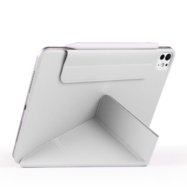Фото - Чехол для планшета BeCover Ultra Slim Origami Magnetic с креплением Apple iPad Pro 11" M4 2024 Gray (712962)