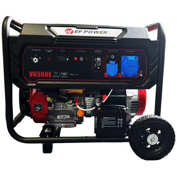 Фото - Генератор бензиновый EF POWER V6500Е (un600) Фото - Генератор бензиновый EF POWER V6500Е (un600)