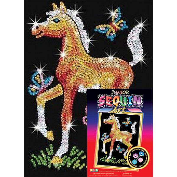 Фото - Набор для творчества из пайеток Sequin Art Лошадка Фрея Red (SA0905)