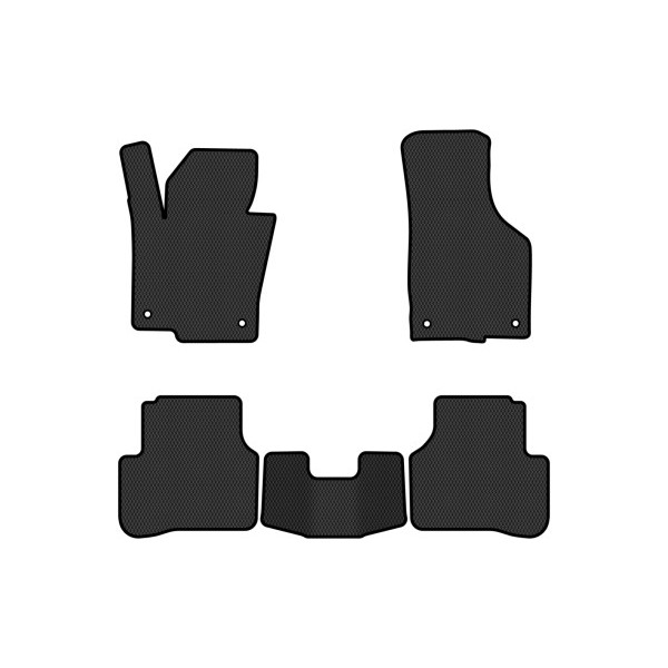 Фото - Коврики из экокожи в салон авто EVAtech ECO для Passat (B6) (with armrest) Volkswagen 2005-2010 6 поколение Combi EU VW3263CR5AV4BBB