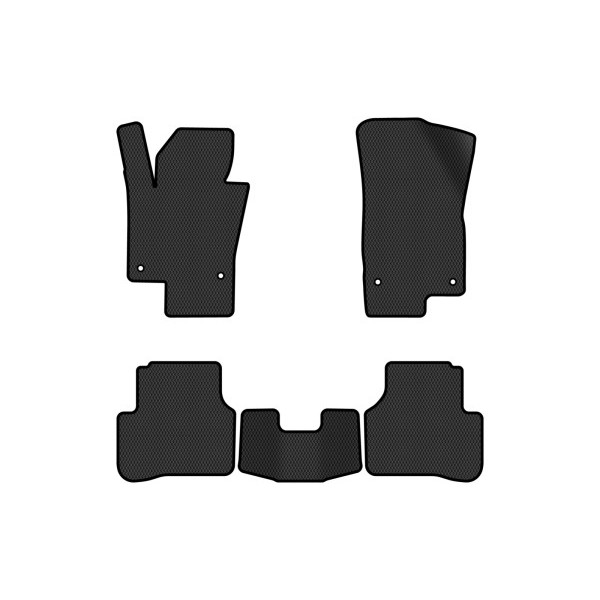 Фото - Коврики из экокожи в салон авто EVAtech ECO для Passat (B6) (with armrest) Volkswagen 2005-2010 6 поколение Sedan EU VW3264CH5AV4BBB
